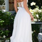 V. CHAPMAN NWT The Scarlette Halter Maxi Dress in White Size 6 Photo 1