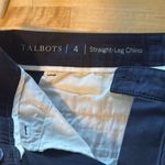 Talbots Mid-Rise Nary Straight Leg Chino Dress Pant Trouser, 4 Photo 6