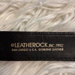 INC Vintage LeatherRock  1992 San Diego USA Genuine Leather Belt size S/M Photo 8