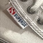 Superga Alpina Women or Men’s Classic White Canvas Sneakers, W 9 or M 7 1/2, NWT Photo 1