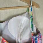 Lilly Pulitzer  Women's Linnea Crop Top Sz 0 Strappy Peplum Padded Ruffle Shirt Photo 7