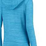 NFL NWT Women's Carolina Panthers lightweight heather blue Full-Zip Hoodie Photo 1