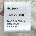 Baldwin Long Utility Jacket in Stone Ladies Sz XS Khaki Neutral Coat Cotton Photo 6