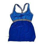 Lole  Love Tank Top UPF 50+ Blue Sleeveless Back Braid Yoga LARGE Activewear Photo 6