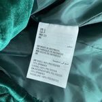 INC International Concepts Green Velvet Double Breasted Blazer S Green Photo 5