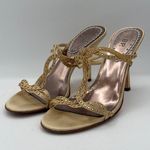 B.P. Womens Size 7 Beige Studded High Heel Sandals Photo 0