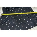 Free Assembly Belted Tiered Dress Pockets Long Sleeve Star Print Black Small Photo 9