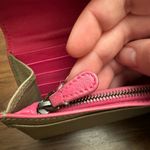 Bottega Veneta Taupe & Pink Long Wallet Photo 9