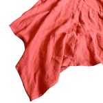 Bryn Walker  100% Linen Flowy Asymmetrical Cut Mini Dress 3/4 Sleeves Sz Medium Photo 2