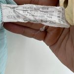 American Vintage Vassarette LARGE  70s Blue Nylon Lace Lingerie Sleep Shirt Top Photo 8