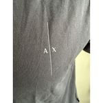 Armani Exchange  AX Short Sleeve V Neck Polo Shirt blue Size Medium Photo 2
