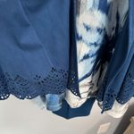 Alfred Dunner Petite Alfred Dunner 3 Piece SET Size 10 Petite Faux Blue Suede Jacket Top Pull On Pants Photo 7