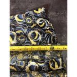 Rozae RN Sz. Small Silk Blouse Sleeveless Tie VNeck All Over Print BOHO USA Made Photo 5