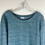 Columbia Womens Long Sleeve Shirt Size Medium Blue By The Hearth Sweater Photo 3