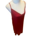 See You Monday  LA NWT RED SATIN SLIP DRESS WOMENS SIZE LARGE Photo 5