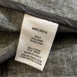 MM Couture by Miss Me Linen Blend Waterfall High Neck Vest Gray Combo S Photo 4