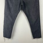 Levi's LEVI’S Wedgie Black Wash Button Fly High Rise Frayed Hem Skinny Jeans, Size 32 Photo 13