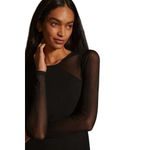 Dolan Left Coast Women's Black Mesh Sheer Photo 3