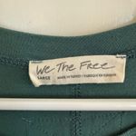 Free People teal green Hailey long sleeve v Photo 1