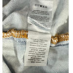 We Wore What Crop Top Women's Medium Blue Denim Bell Sleeves Elastic Pullover NWT Photo 5