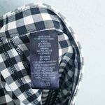 Theory  Black and White Gingham Classic Skinny Pant Photo 7