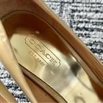 Coach  Elora Patent Leather Peep Toe Wedges Photo 11