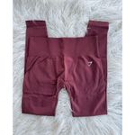 Gymshark Everyday Seamless Leggings Burgundy Brown Size Medium Photo 2