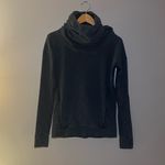 Lululemon Stress Less Charcoal Grey Funnel Neck Athletic Pullover Hoodie Size Photo 1