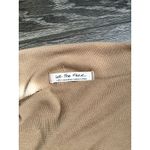 We The Free Free People  Brown Camel Waffle Knit Off The shoulder Long Sleeve Top Photo 5