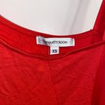 The Vanity Room NWOT $84  Red One Shoulder Blouse XS Photo 5