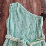 Retrofete Ella Sequin Dress in Blue/Green Size XS One Shoulder NWT Blue Photo 2