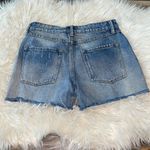 ALLSAINTS  Pam Birds Embroidered Denim Shorts in Indigo Blue Photo 6