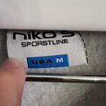 Vintage nikos sporstline grey Orlando Florida fish wave sun hoodie size medium. Photo 4