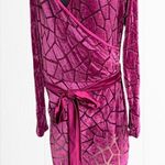 Purple see through bandage dress with matching panty Size 1X Photo 2