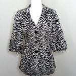 Emma James Women's Animal Print Jacket Size 6 Photo 0