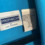 Vintage 80s Prophesy Sag Harbor Short Sleeve Blue Suit Short Sleeve Blazer Sz 8 Photo 6
