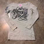 Blac Label Pink Grunge Mallgoth Vintage Y2K fashion Embossed Womens small Gray Photo 0