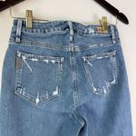 Paige Jeans Straight Leg Womens Noella Distressed Cropped Size 26 Photo 2