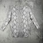 White House | Black Market Snakeskin Print V-Neck Dolman Top Lightweight Small Photo 2