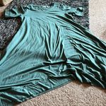 LOGO By Lori Goldstein Logo lounge teal dress M Photo 0