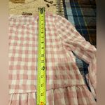 Urban Outfitters  long-sleeve gingham dress, pink & white Photo 8