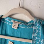 Ariat  Misty‎ Kimono Maui Blue Open Front Embroidered Cardigan S/P NWT Photo 5