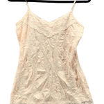 Maurice's Y2K Teens Lace Cami Medium Cream Y2K Adjustable Crinkle Fabric Tunic Length‎ Photo 0