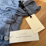 Club L London powder blue wrap cowl-neck dress Photo 4