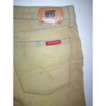 New Womens 31 NWT Italy Designer Indian Rose Jeans Flared Velvet Beige Tan Tall Photo 5