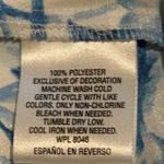 Morgan Taylor  Blue Floral Satin Robe Lace Trim Kimono Wrap Womens S/M Loungewear Photo 9