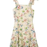 Goodnight Macaroon Dolly Cream Floral Broderie Anglaise Mini Dress Medium Photo 1