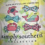 Simply Southern  Life is Full of Choices Yellow Tie Dye T-Shirt - Size Large VGUC Photo 2