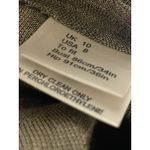 Jaeger Jaegar‎ Linen Blend Jacket Women Size US 8/UK 12 Tan Brown Patterned Retro Vtg Photo 6