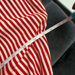 ZARA Red Striped Button-Down Dress Size M-B2 Photo 4
